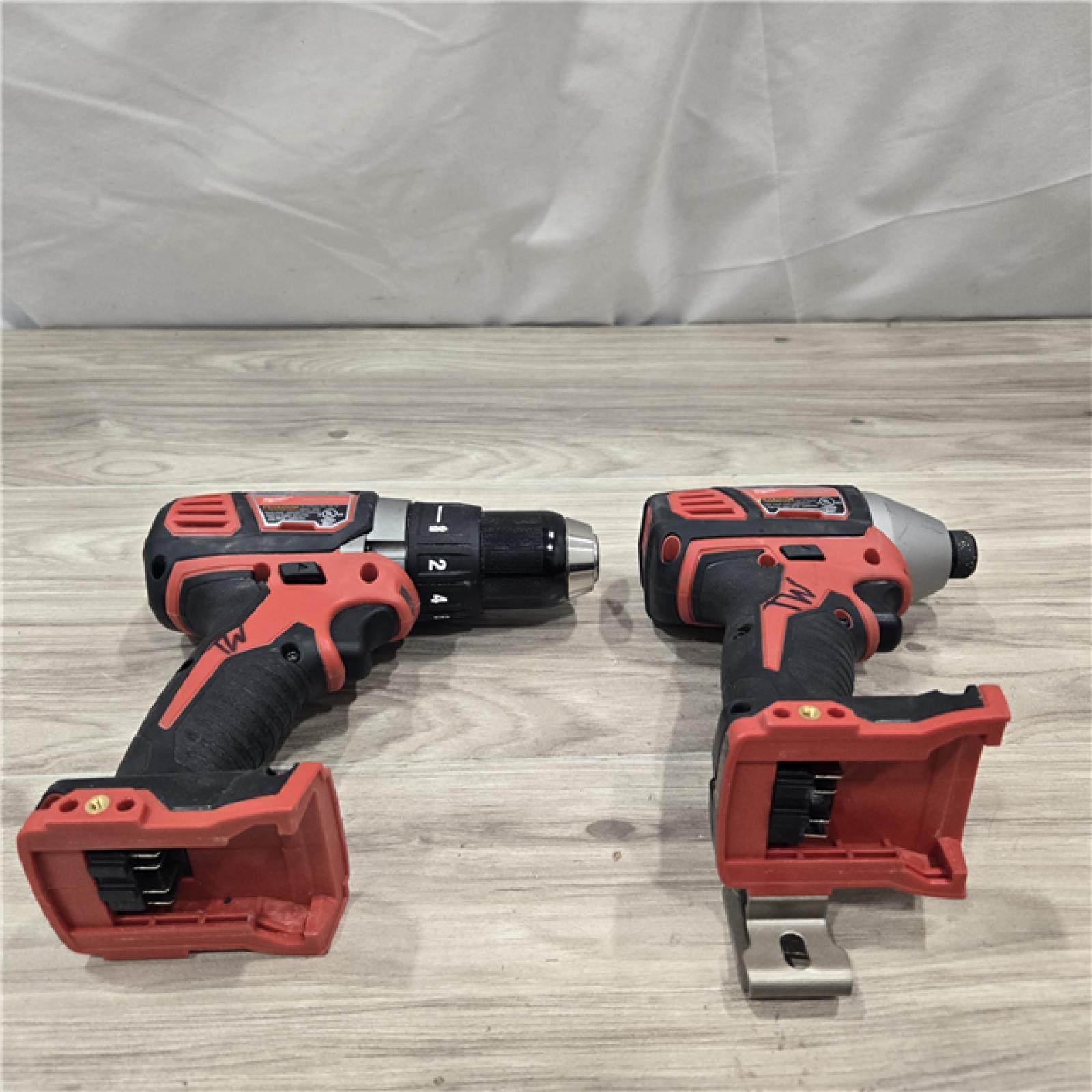 AS-IS Milwaukee 18V Cordless 2-Tool Drill/Driver and Impact Driver Kit