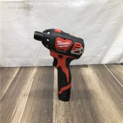 AS-IS Milwaukee 12V Lithium-Ion Cordless 1/4 in. Hex Screwdriver Kit
