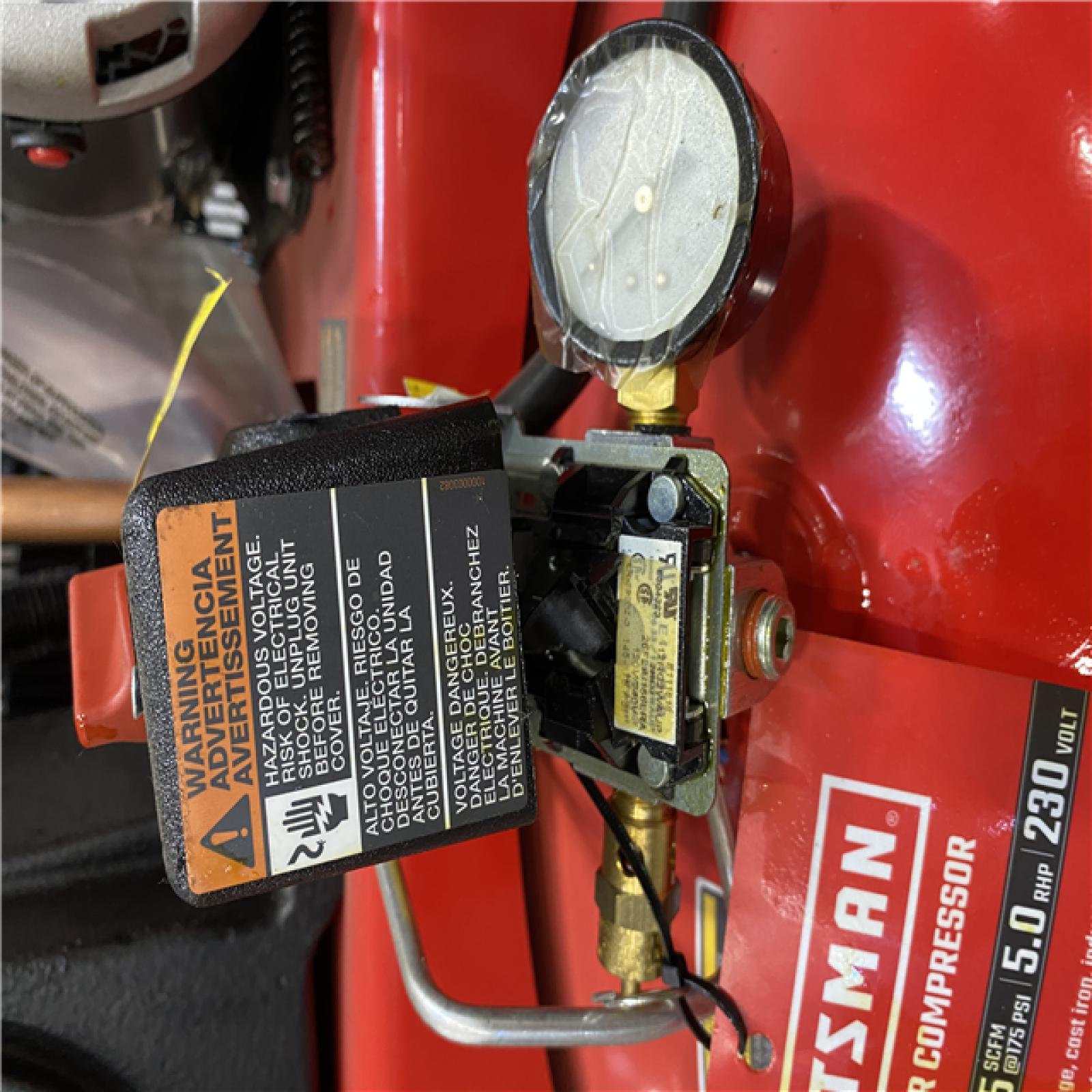 DALLAS LOCATION - CRAFTSMAN 80-Gallon Two Stage Electric 175 PSI Vertical Air Compressor with Accessories