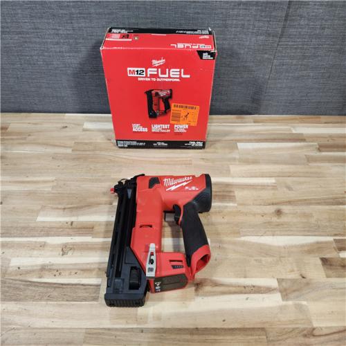 HOUSTON LOCATION - AS-IS Milwaukee FUEL 12-Volt Lithium-Ion Brushless Cordless 18-Gauge 1-1/2 in. Compact Brad Nailer (Tool Only)