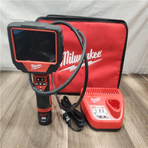 AS-IS- MILWAUKEE M12 12V Lithium-Ion Cordless M-SPECTOR 360-Degree 4 Ft. Inspection Camera Kit