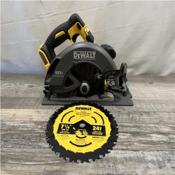 AS-IS DEWALT FLEXVOLT 60V MAX Cordless Brushless 7-1/4 in. Circular Saw with Brake (Tool Only)