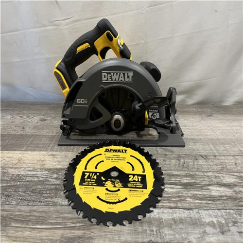 AS-IS DEWALT FLEXVOLT 60V MAX Cordless Brushless 7-1/4 in. Circular Saw with Brake (Tool Only)