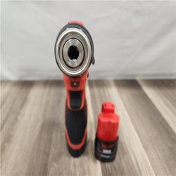 AS-IS- Milwaukee Tool M12 3/8 in. Brushless Cordless Drill/Driver Kit (Battery & Charger)