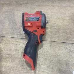 AS-IS Milwaukee FUEL 12V Lithium-Ion Brushless Cordless Stubby 3/8 in. Impact Wrench (Tool-Only)