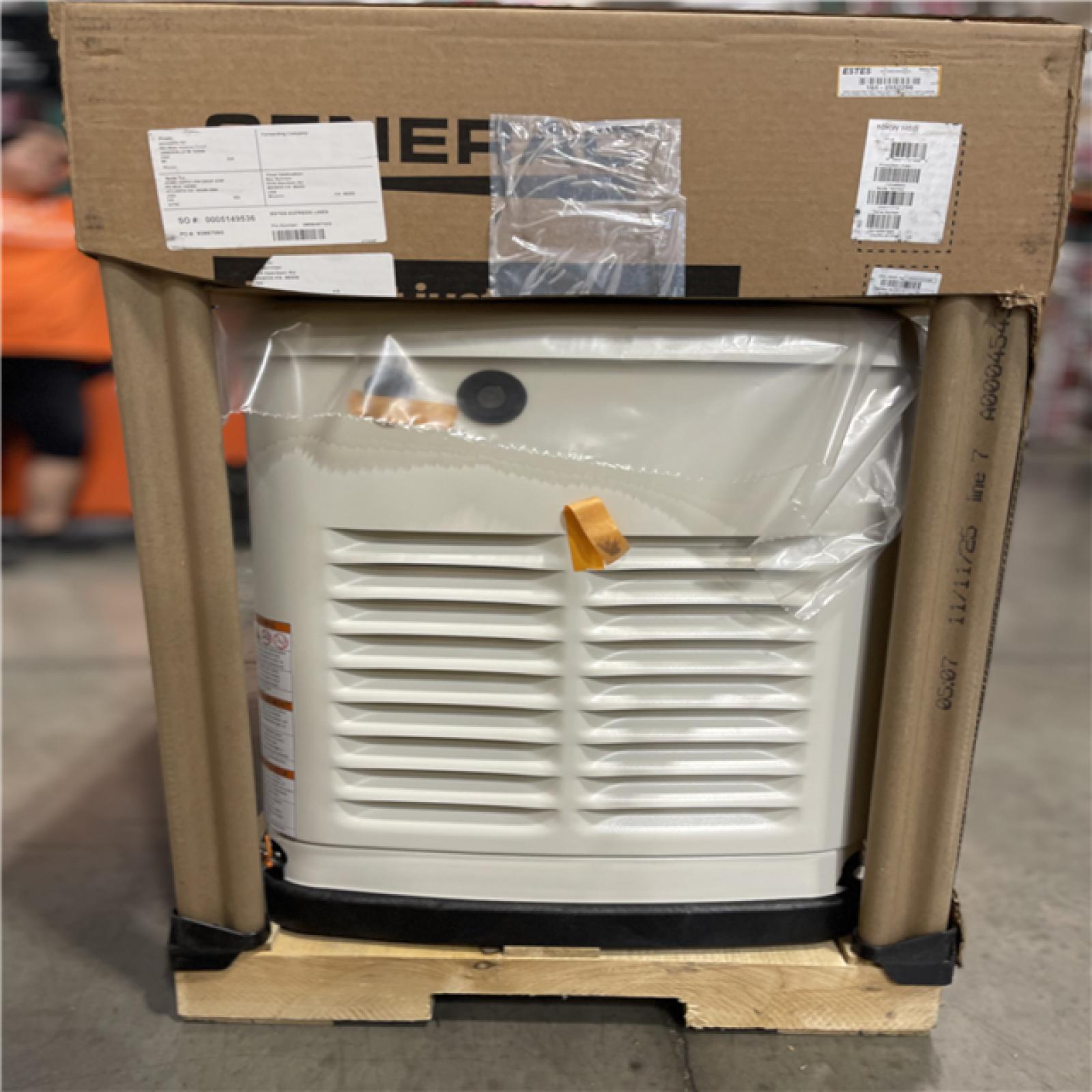 DALLAS LOCATION- NEW1- Generac 10 000 Watt - Dual Fuel Air- Cooled Whole House Home Standby Generator  Smart Home Monitoring  100-AMP Transfer Switch