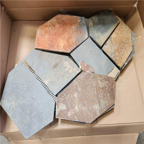 Phoenix AS-IS Daltile Natural Stone Collection Mongolian Spring 12 in. x 24 in. Slate Flagstone Floor and Wall Tile (121 sq. ft. /9 case)