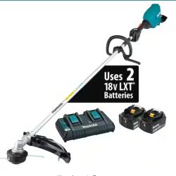 DALLAS LOCATION - Makita LXT 18V X2 (36V) Lithium-Ion Brushless Cordless String Trimmer Kit (5.0 Ah)