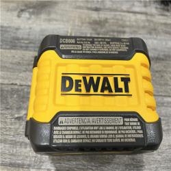 AS-IS DEWALT FLEXVOLT 20V/60V MAX Lithium-Ion 6.0Ah Battery Pack with Charger