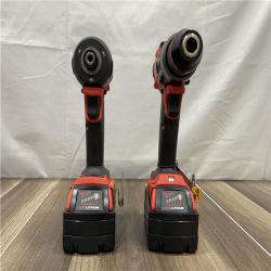 AS-IS Milwaukee M18 FUEL 18V Lithium-Ion Brushless Cordless Hammer Drill and Impact Driver Combo Kit