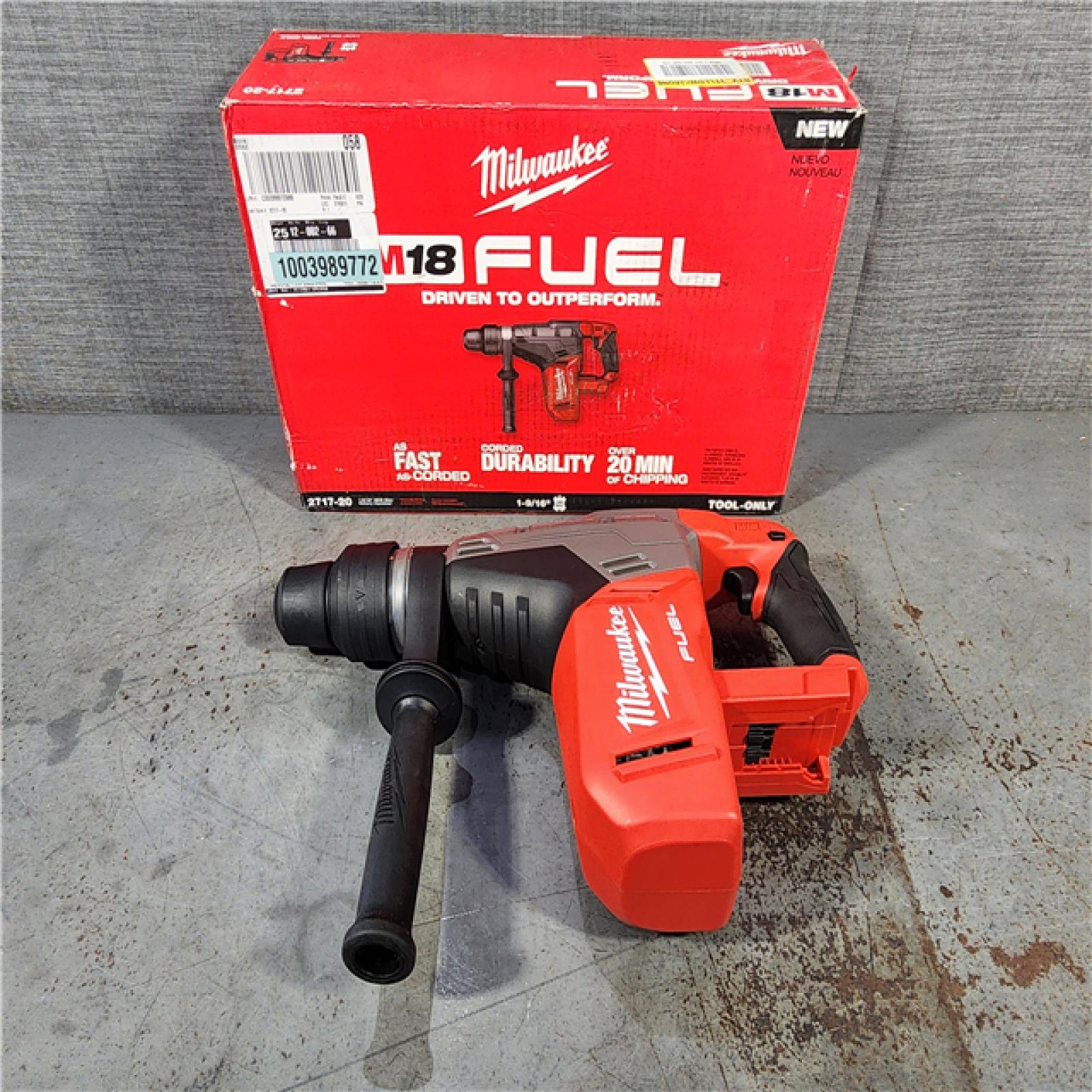 HOUSTON LOCATION - AS-IS (APPEARS LIKE NEW) M18 FUEL 18V Lithium-Ion Brushless Cordless 1-9/16 in. SDS-Max Rotary Hammer (Tool-Only)