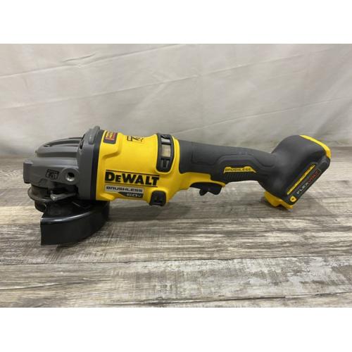 AS-IS DEWALT FLEXVOLT 60V MAX Cordless Brushless 4.5 in. to 6 in. Small Angle Grinder with Kickback Brake (Tool Only)