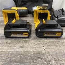 AS-IS DEWALT 20V MAX Cordless Drill/Impact 2 Tool Combo Kit