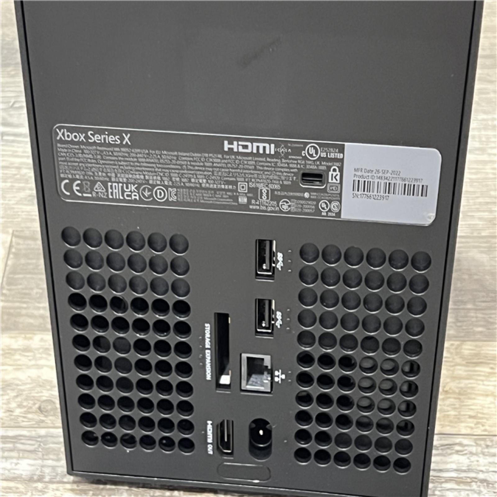 AS-IS Microsoft Xbox Series X 1TB Carbon Black