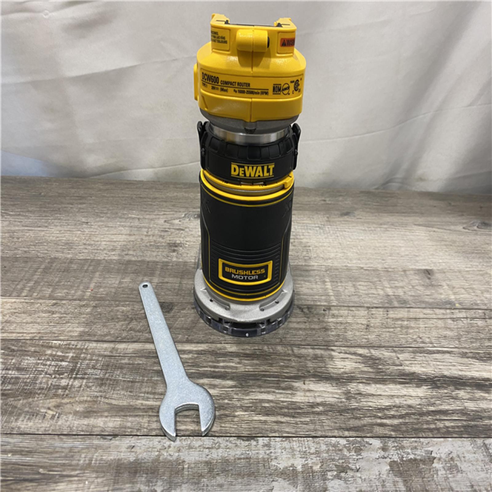 AS-IS DEWALT 20V MAX XR Cordless Brushless Fixed Base Compact Router (Tool Only)