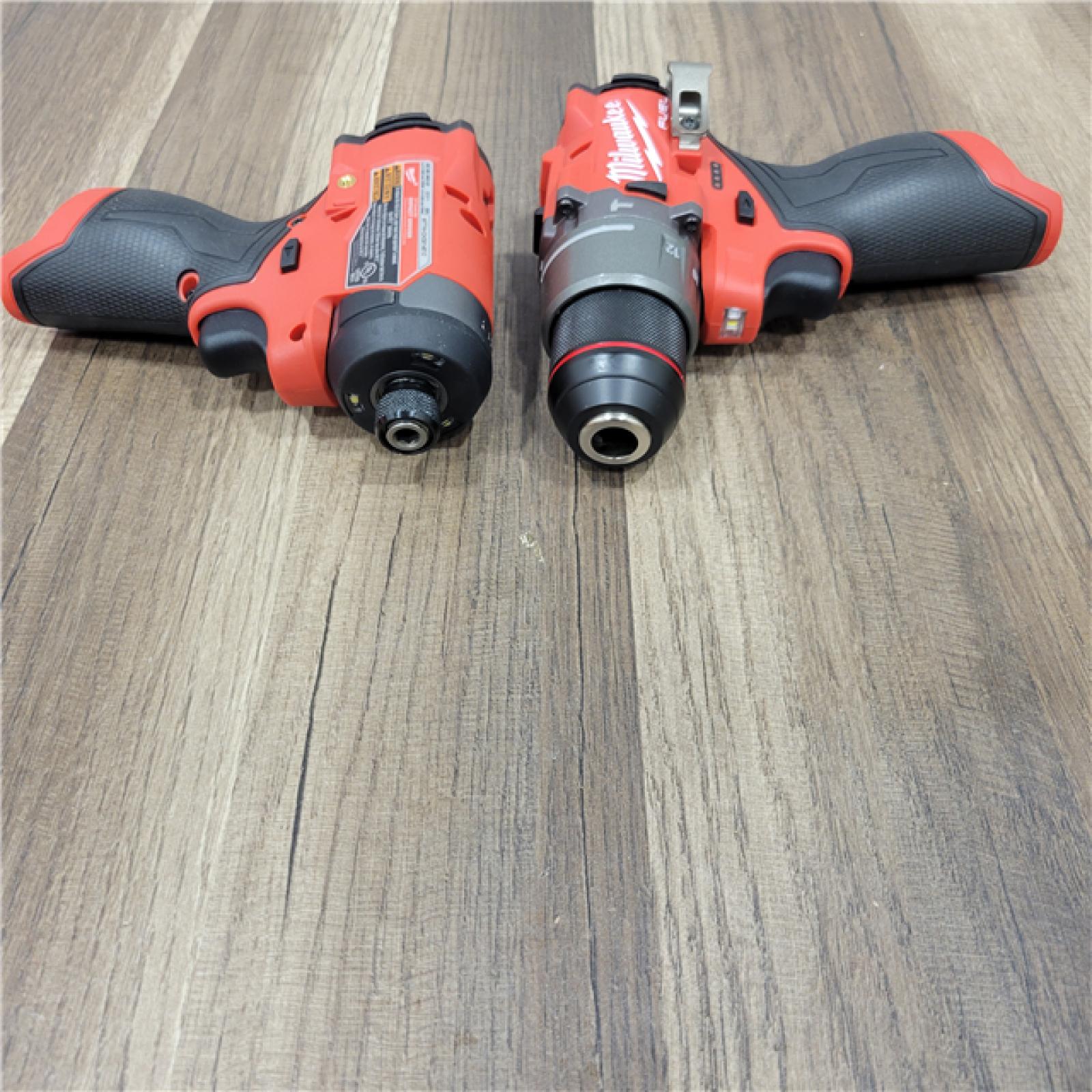 AS-IS Milwaukee  12V Brushless Hammer Drill and Impact Driver Combo Kit