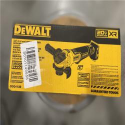 NEW! - DEWALT 20V MAX XR Cordless Brushless 4.5 in. Paddle Switch Small Angle Grinder with Kickback Brake (Tool Only)