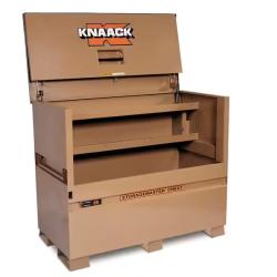 DALLAS LOCATION -AS-IS Knaack 49 in. W x 30 in. L x 60 in. H  Steel Jobsite Storage Piano Box with Lock