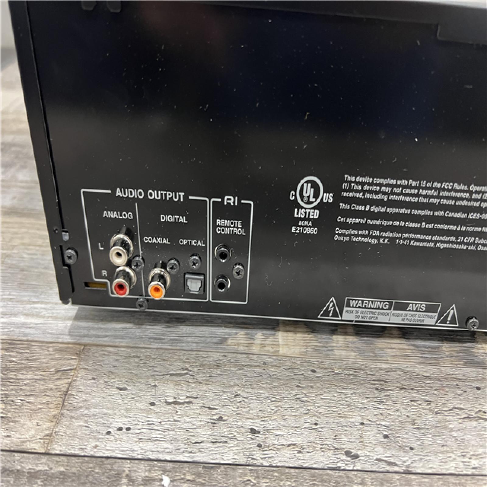 AS-IS Onkyo DX-C390 6 Disc CD Changer