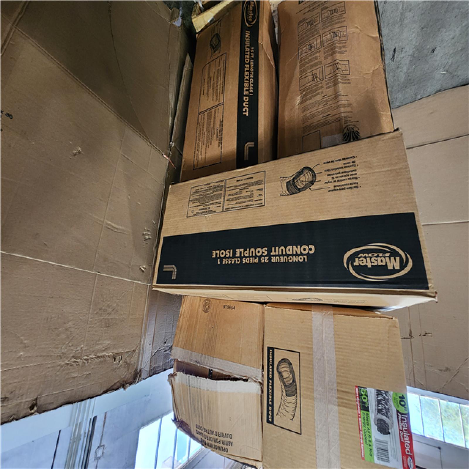 Phoenix NEW Master Flow 10 in. x 25 ft. Insulated Flexible Duct R8 Silver Jacket Pallet (9-Boxes)