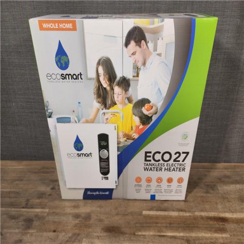HOUSTON LOCATION - AS-IS (NEW) ECOSMART ECO27 TANKLESS ELECTRIC WATER HEATER