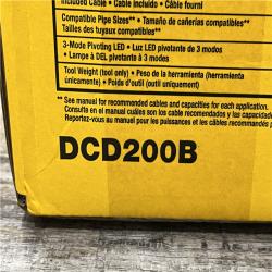 NEW - DEWALT 20V MAX Cordless Brushless Drain Snake (Tool Only)