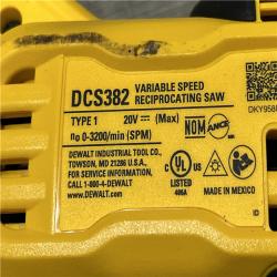 AS-IS DEWALT 20V MAX Cordless Brushless Reciprocating Saw (Tool Only)