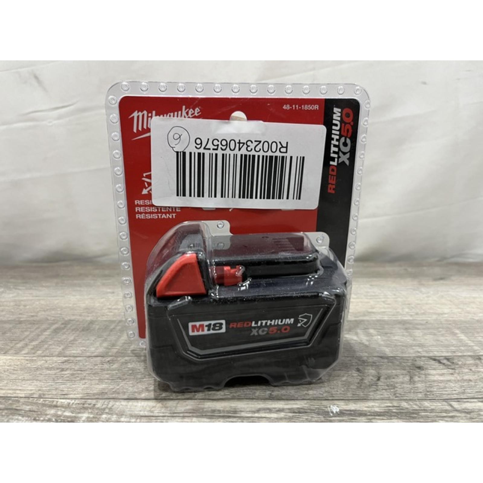 NEW - Milwaukee 18-Volt 5.0 Ah Lithium-Ion XC Extended Capacity Battery Pack