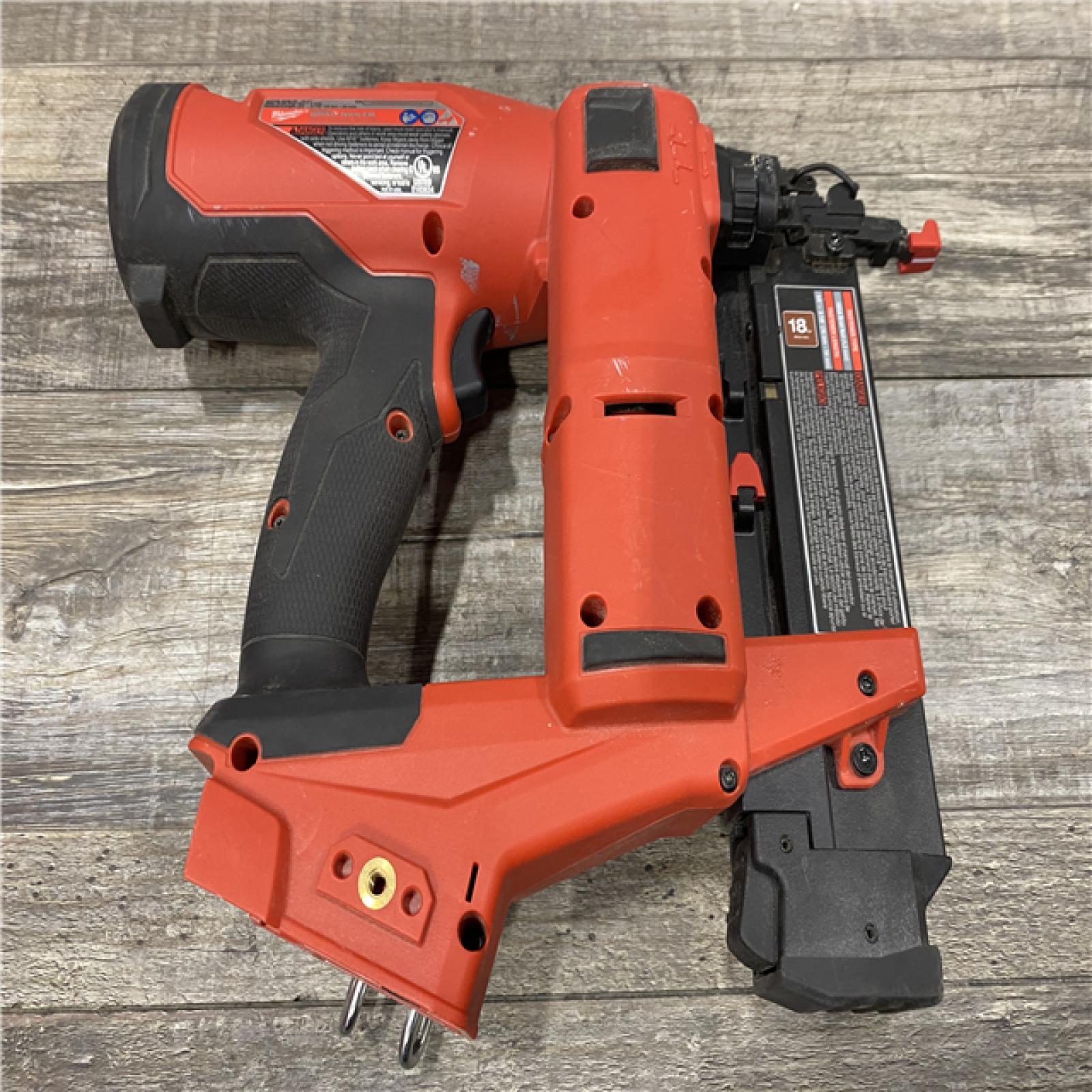 AS-IS Milwaukee FUEL 18-Volt Lithium-Ion Brushless Cordless Gen II 18-Gauge Brad Nailer (Tool-Only)