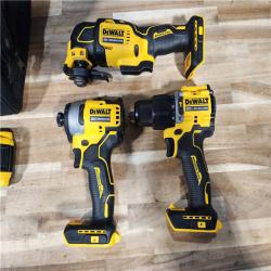 HOUSTON LOCATION - AS-IS DEWALT ATOMIC 20-Volt Lithium-Ion Cordless Brushless (3-Tool) Combo Kit