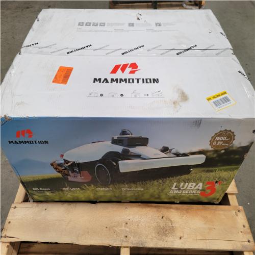 CALIFORNIA NEW LUBA 3 AWD SERIES ROBOT LAWN MOWER W/ GARAGE MOUNT
