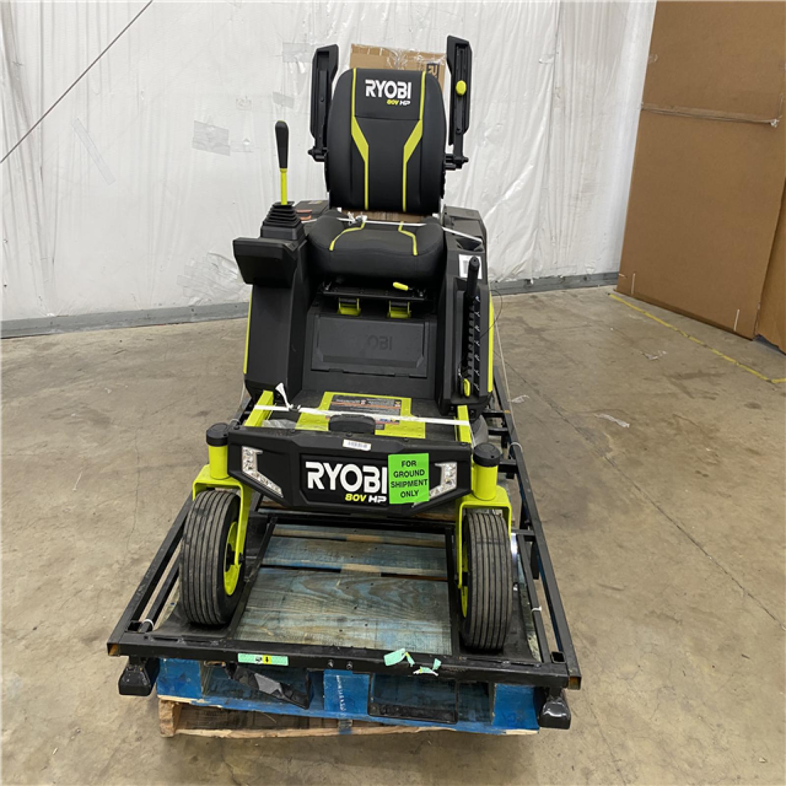 Houston Location - AS-IS Ryobi Z30 Li riding mower