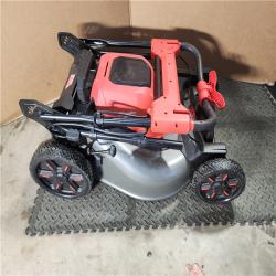 HOUSTON LOCATION - AS-IS M18 FUEL Brushless Cordless 21 in. Walk Behind Dual Battery Self-Propelled Mower W/ Rapid Charger