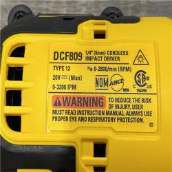 LIKE NEW - DEWALT Atomic 20V Max Lithium-Ion Brushless Cordless Compact 1/4 in. Impact Driver Kit