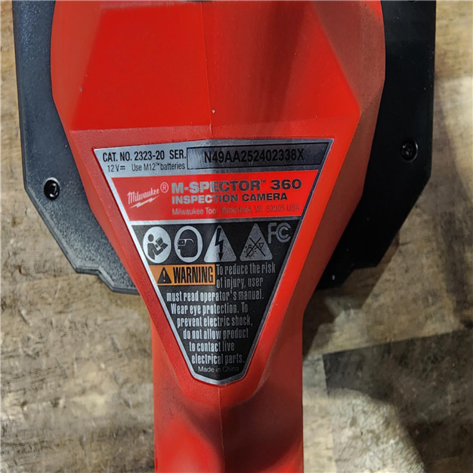 HOUSTON LOCATION - AS-IS MILWAUKEE M12 12V Lithium-Ion Cordless M-SPECTOR 360-Degree 4 Ft. Inspection Camera Kit