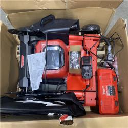 Dallas Location - As-Is 	Milwaukee M18 FUEL Brushless Cordless 21 in Dual Battery  Mower Kit