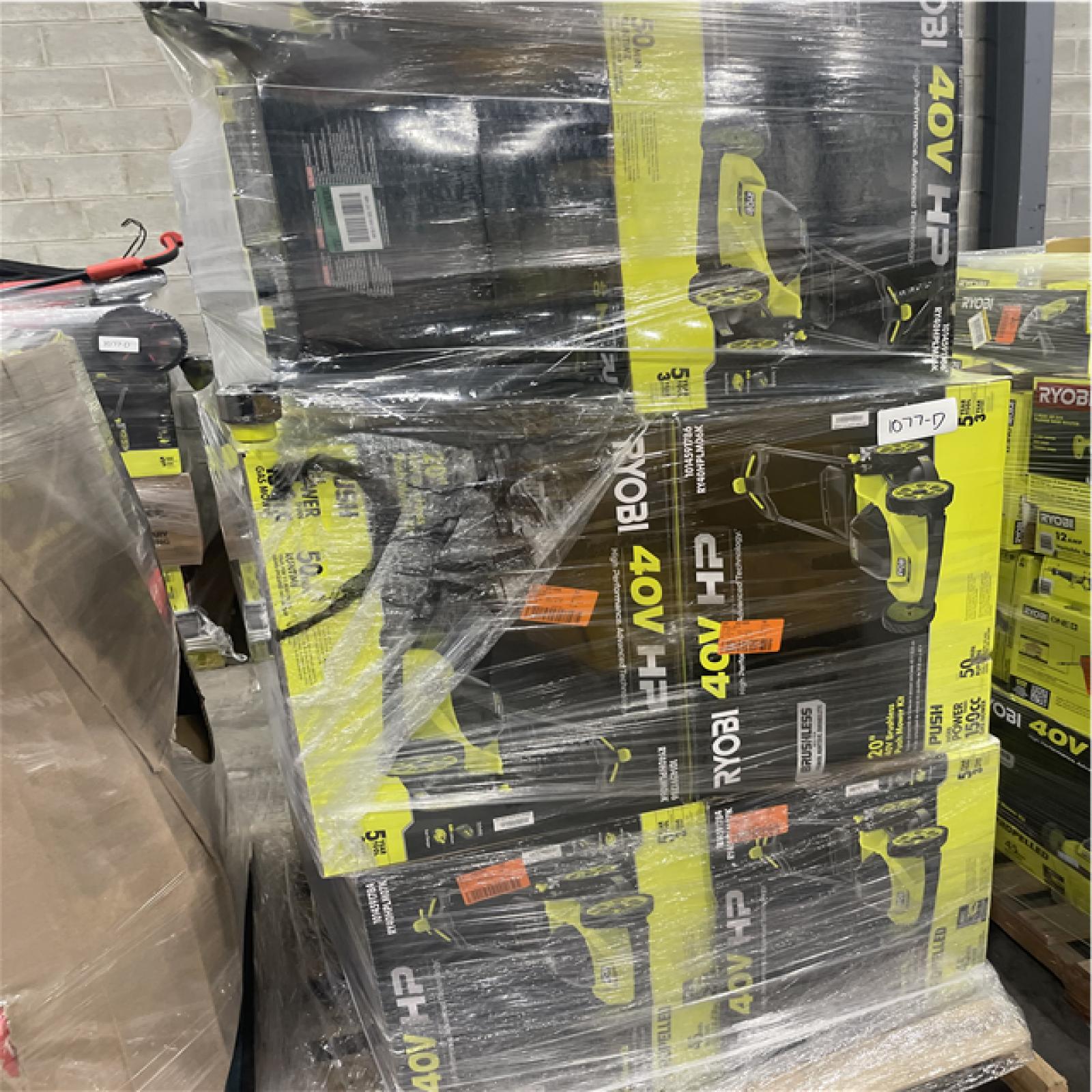 Pittston Location As-Is Power Tools Partial Truckload (11 Pallets) 1077-D