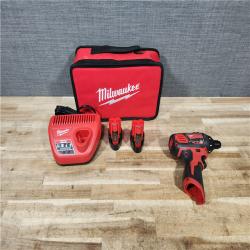 HOUSTON LOCATION - AS - IS Milwaukee 12V Lithium-Ion Cordless 1/4 in. Hex Screwdriver Kit