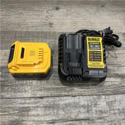 AS-IS DEWALT 20V MAX XR POWERSTACK Lithium-Ion Battery Starter Kit with 3.5Ah Battery and Charger