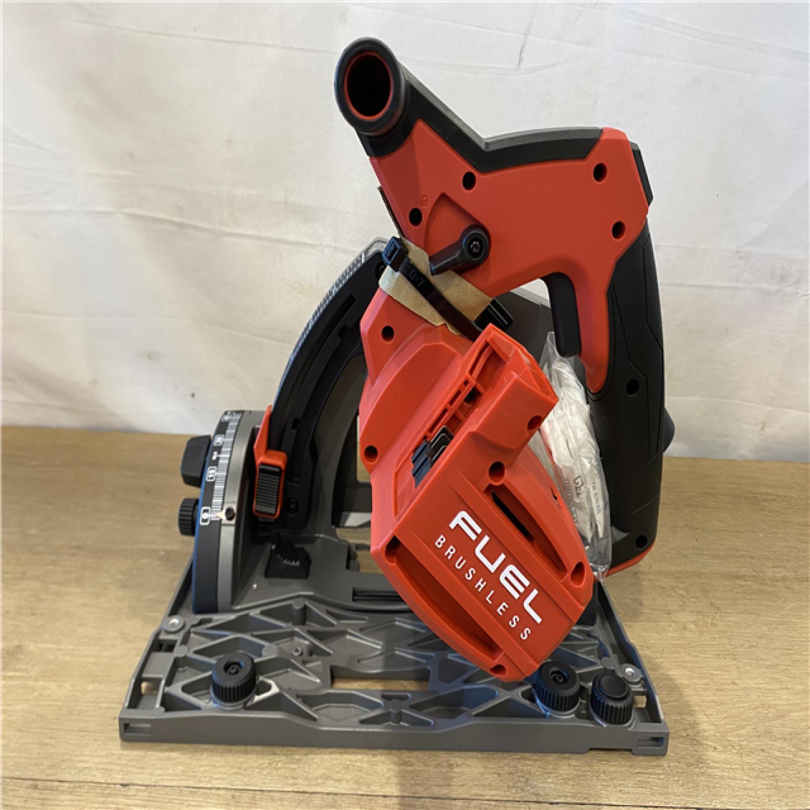 AS-IS Milwaukee FUEL 18V Lithium-Ion Cordless Brushless 6-1/2 in. Plunge Cut Track Saw (Tool-Only)