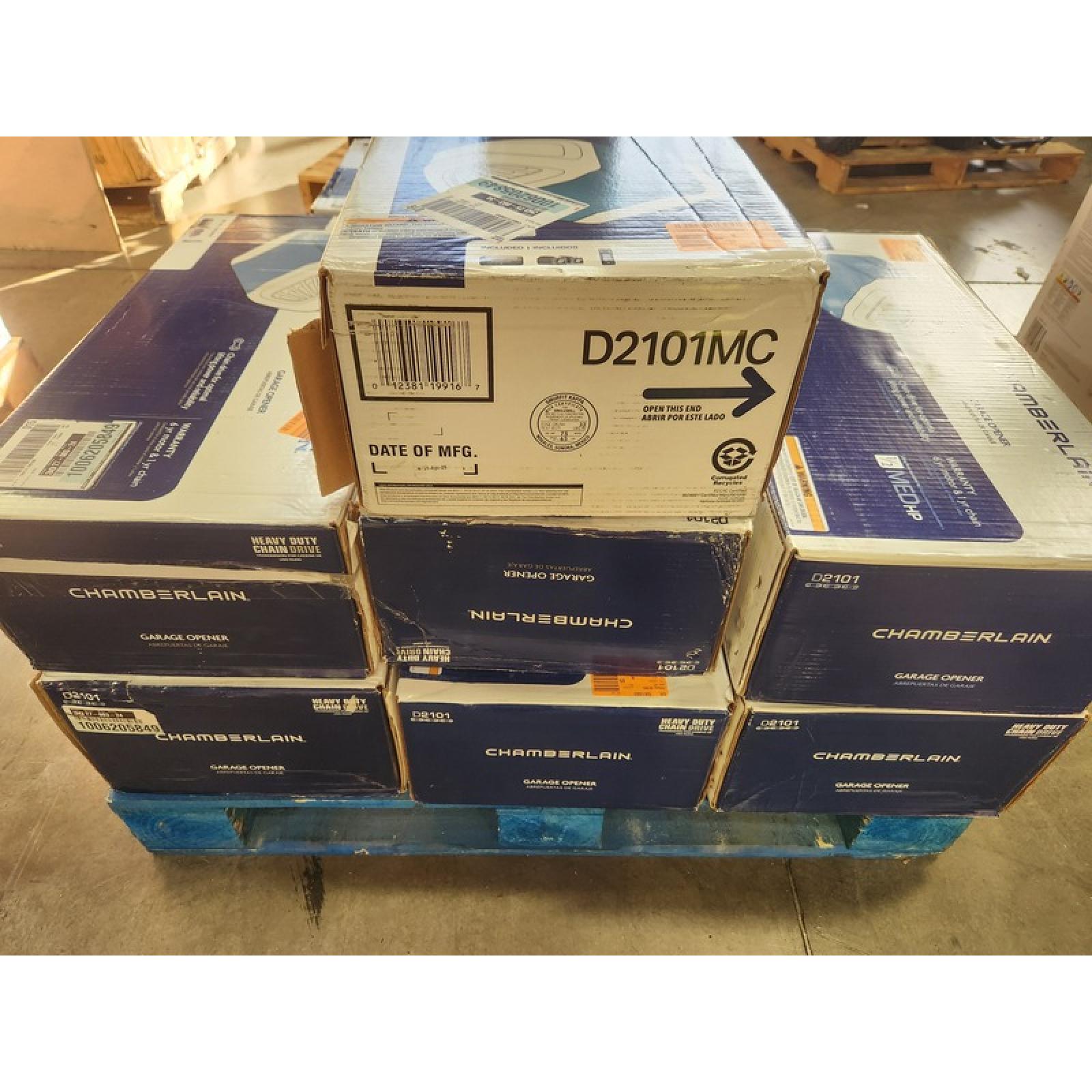 Phoenix NEW Chamberlain 1/2 HP Heavy-Duty Chain Drive Garage Door Opener Pallet (9-Boxes)