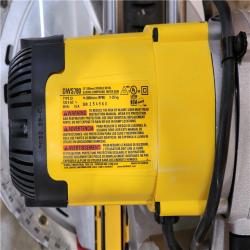 HOUSTON LOCATION - AS-IS DEWALT 15 Amp Corded 12 in. Double Bevel Sliding Compound Miter Saw