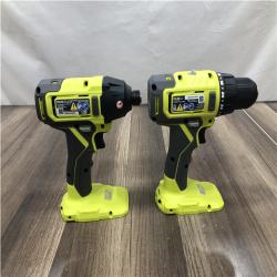 AS-IS RYOBI ONE+ 18V Cordless 2-Tool Combo Kit