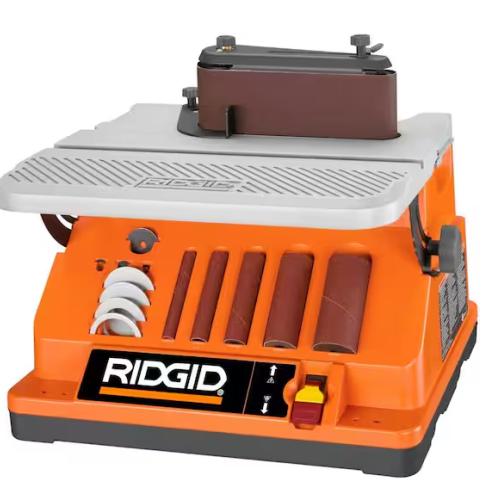 NEW! - RIDGID 5 Amp Corded Oscillating Edge Belt/Spindle Sander