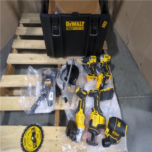 CALIFORNIA AS-IS DEWALT 20v 6 TOOL COMBO KIT