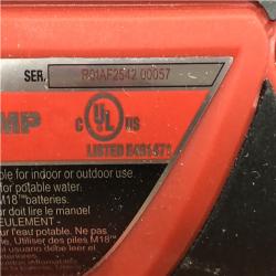 AS-IS Milwaukee M18 18-Volt Lithium-Ion Cordless Brushless Stick Transfer Pump