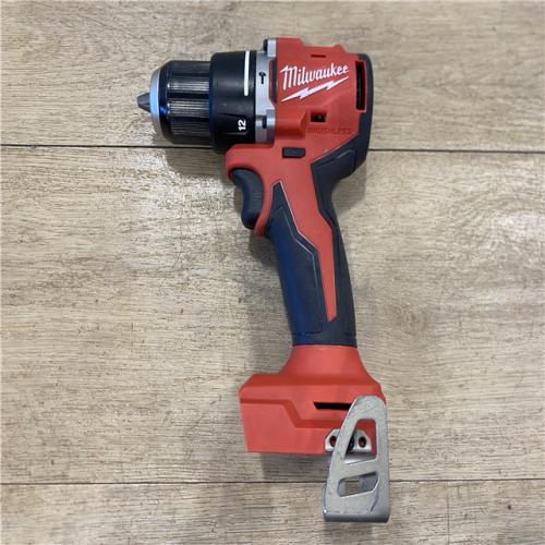 AS-IS Milwaukee 18V Lithium-Ion Brushless Cordless 1/2 in. Compact Hammer Drill/Driver (Tool-Only)