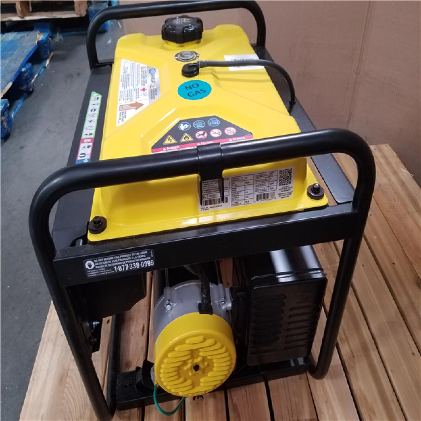 CALIFORNIA AS-IS CHAMPION DUAL FUEL PORTABLE GENERATOR