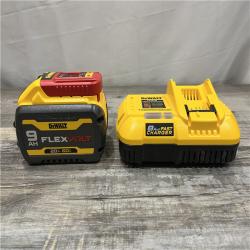 AS-IS DEWALT 20V/60V MAX FLEXVOLT Lithium-Ion 9.0Ah Battery and Charger Starter Kit