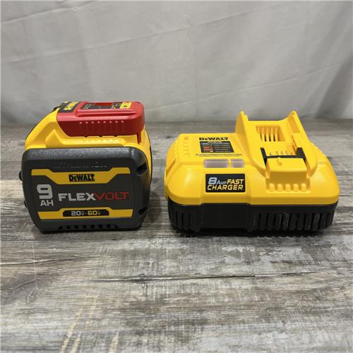 AS-IS DEWALT 20V/60V MAX FLEXVOLT Lithium-Ion 9.0Ah Battery and Charger Starter Kit